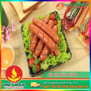 QUY TRÌNH SẢN XUẤT XÚC XÍCH TỪ THỊT HEO