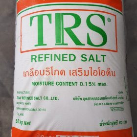 MUỐI IODIZED SALT I-ỐT BAO 50KG THAILAN DẠNG HẠT