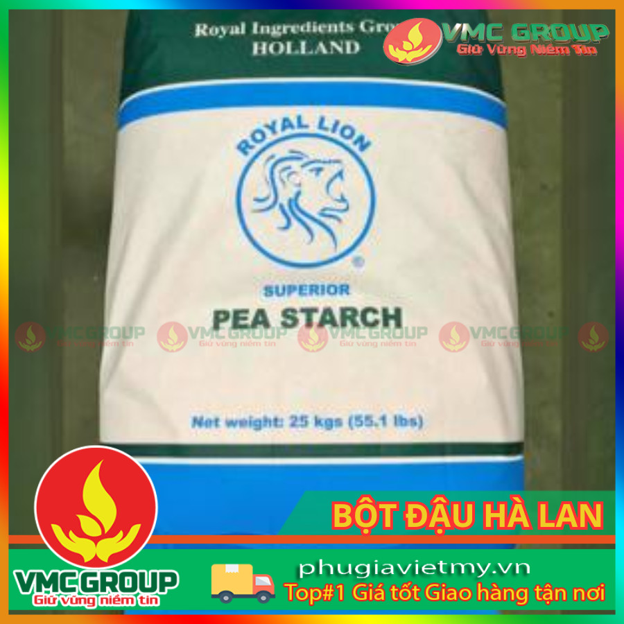 TINH BỘT ĐẬU HÀ LAN TINH BỘT ĐẬU HÀ LAN BAO 25KG DẠNG BỘT MỊN